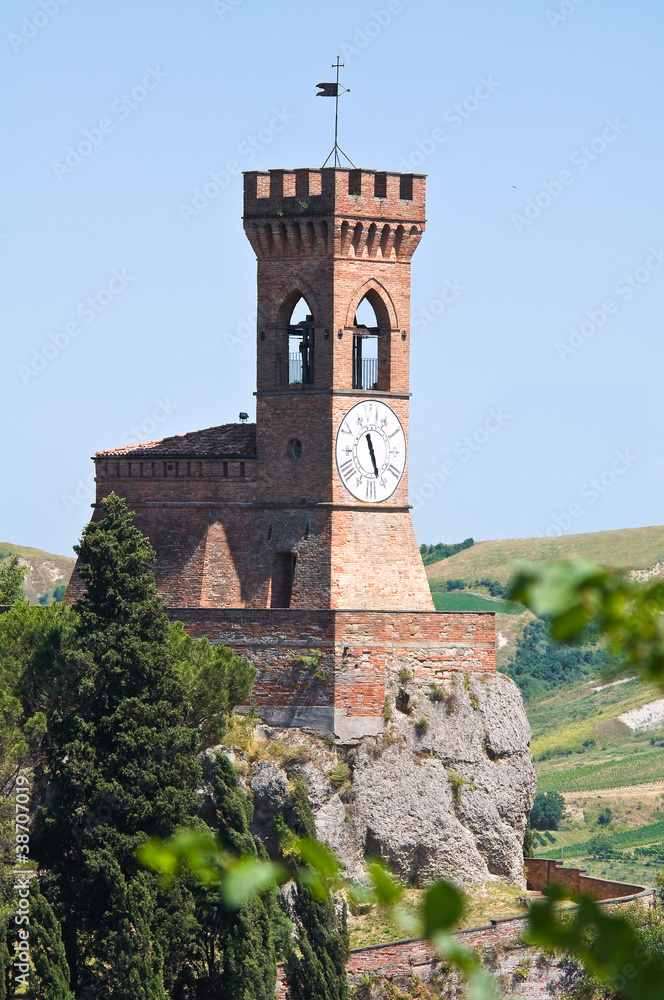 Clocktower. Brisighella. Emilia-Romagna. Italy.