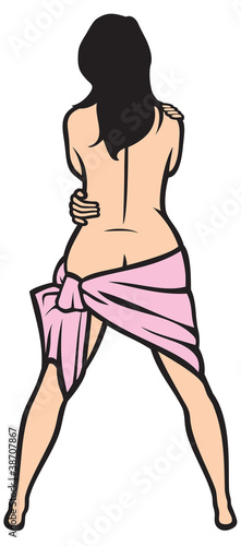 Beautiful sexy nude girl (woman body)