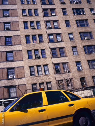 Yellow taxi in New York