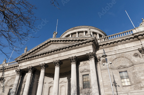 Photography The Four  Courts in Dublin City Ireland