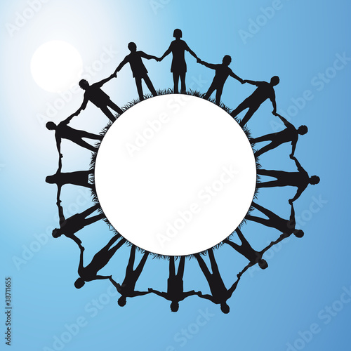 Ronde des mains_message