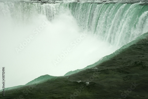 Top of Horseshoe Falls Niagara Falls Canada