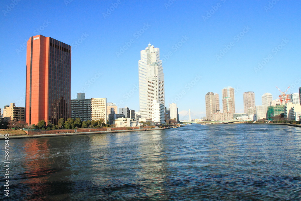 東京の隅田川