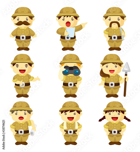 set of Adventurer people