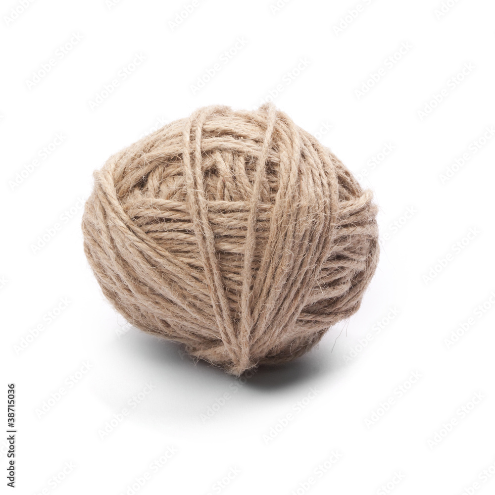 Thread ball isolated on white background Thread ball isolated on white background