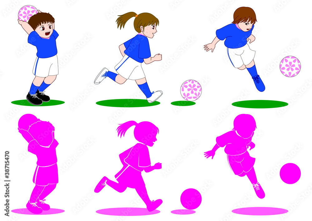 女子サッカー選手2（フィールドプレイヤー）