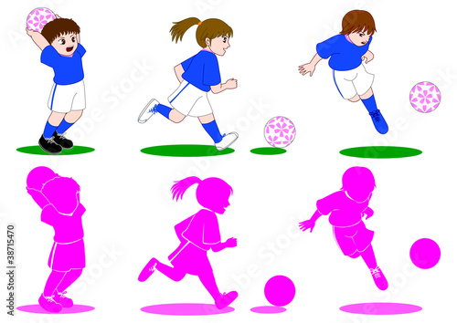 女子サッカー選手2（フィールドプレイヤー）