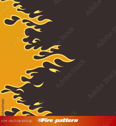 eps Vector image: Fire pattern