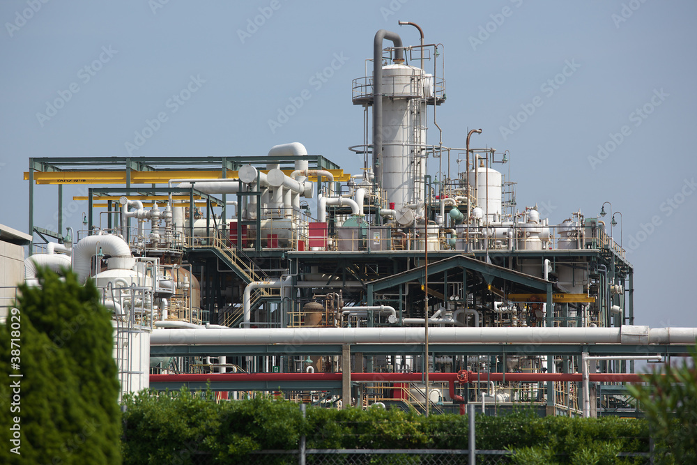Oil refinery in Japan