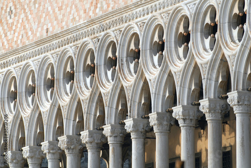 Italy, Venice: Doges palace facade