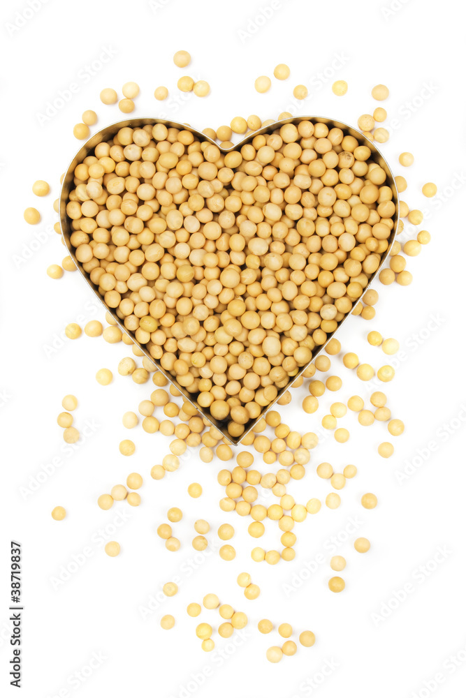 Soy in heart shape