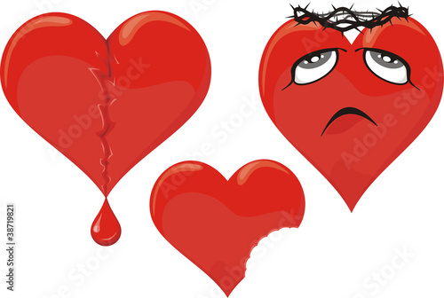 wounded heart - unhappy love
