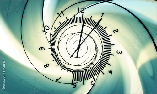 birth of time. hi resolution 3d render.