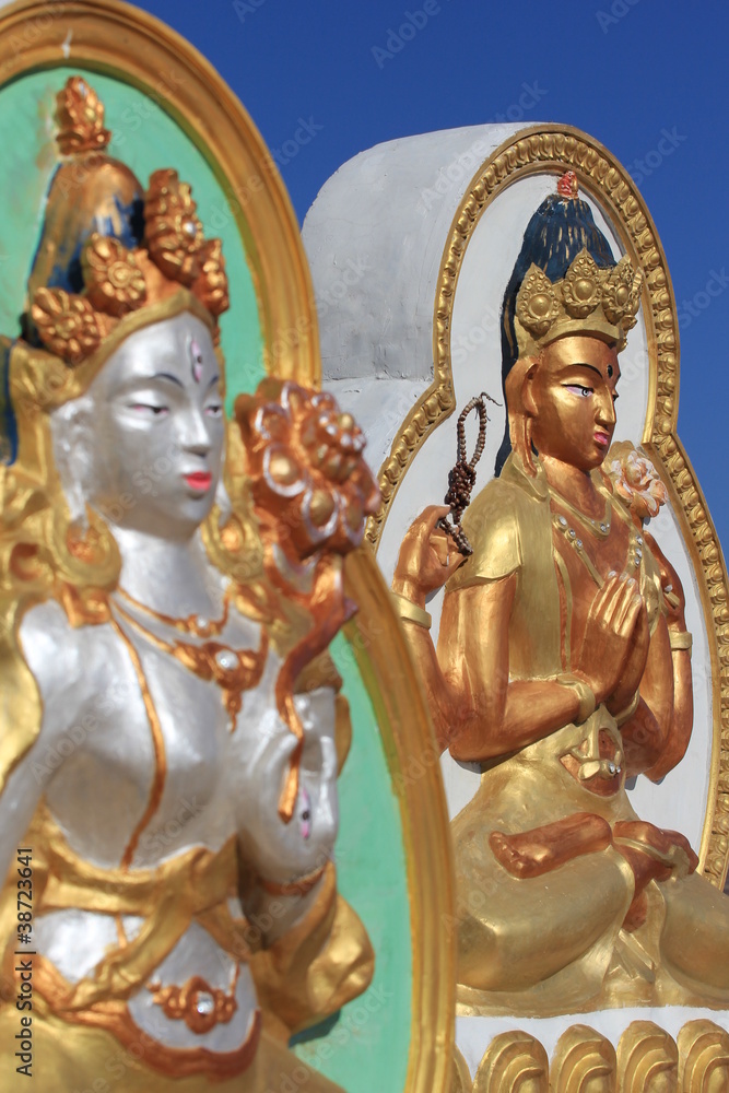 Скульптуры Богини Белая Тара и Буд
