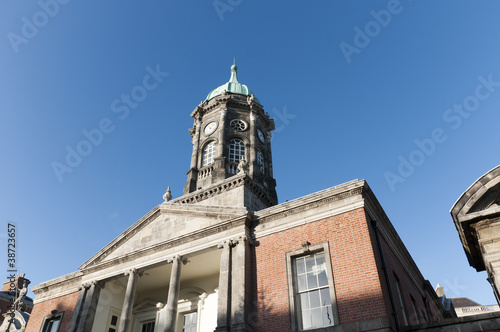 Photography Clocktower on Dublin Castle Ireland