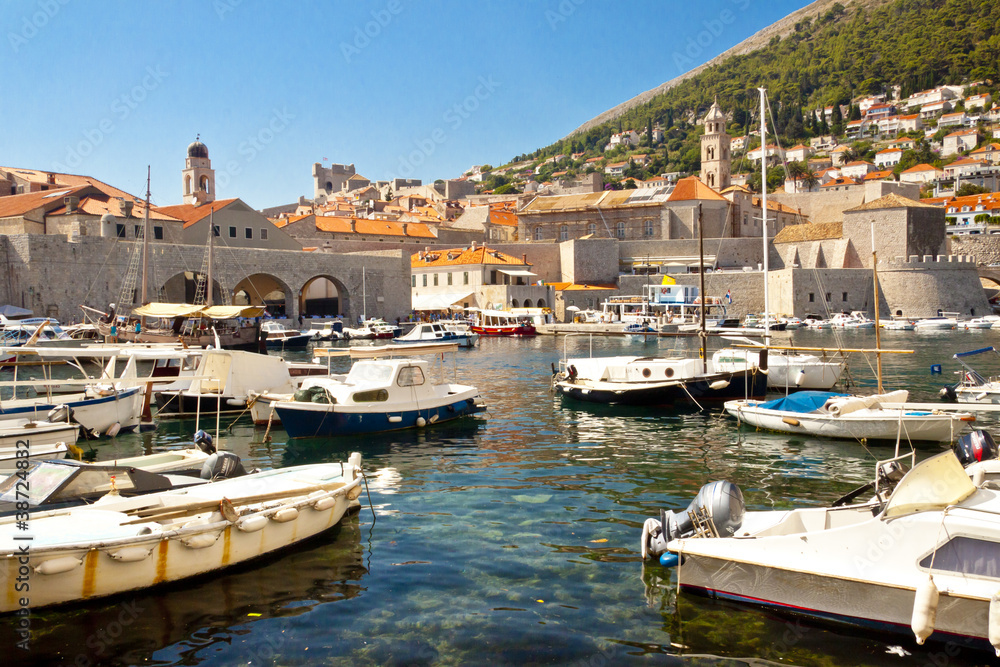 Dubrovnik UNESCO town.