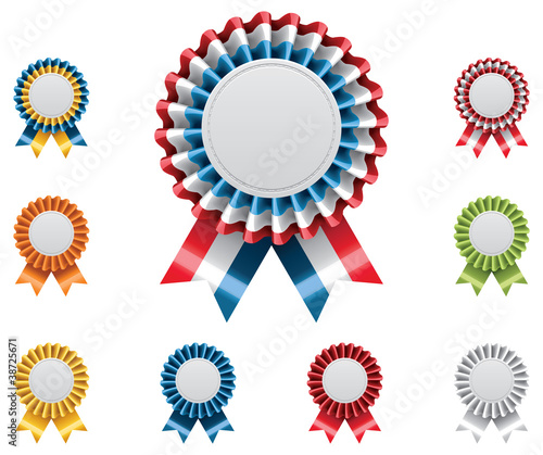 Vector award badges set