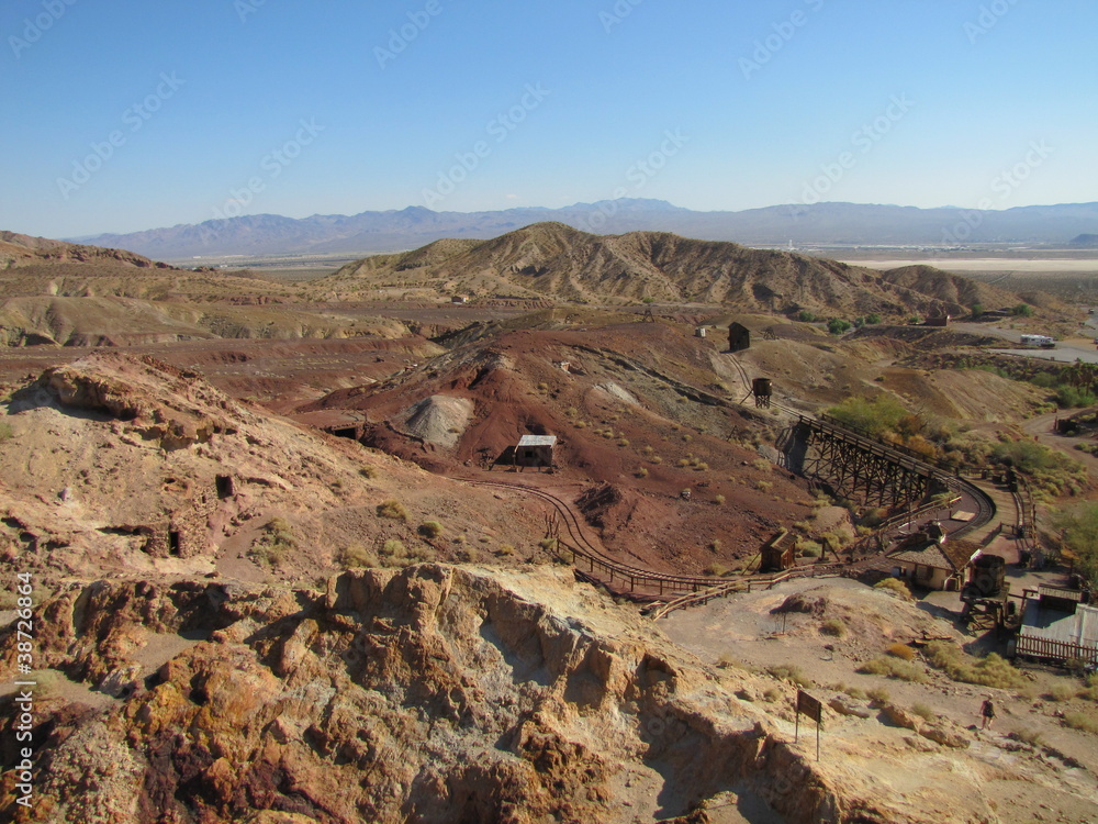 Calico ghost town, californie, usa