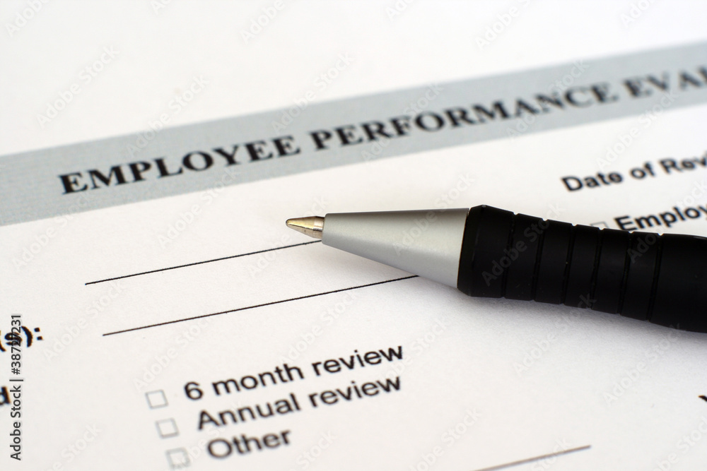 Performance evaluation form Performance evaluation form