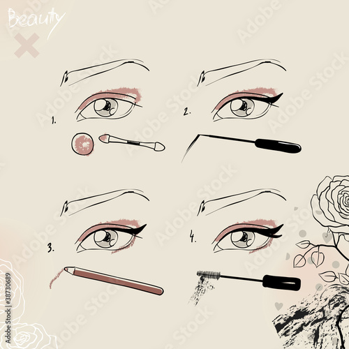 Fashionable make-up and cosmetics