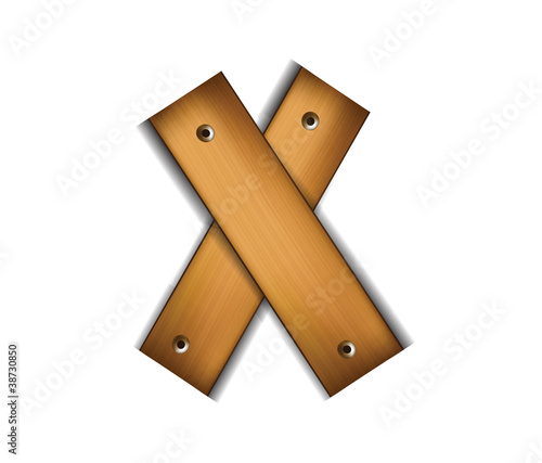 wooden letter photo