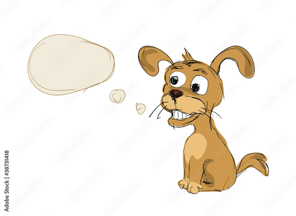 Dog Hand drawn Dog Hand drawn
