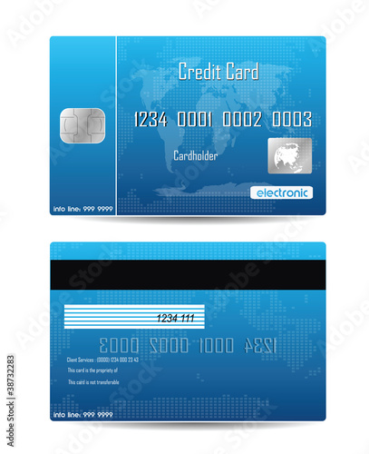 Credit Card Concept Isolated On White