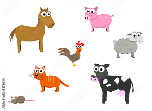 Tiere vom Bauernhof