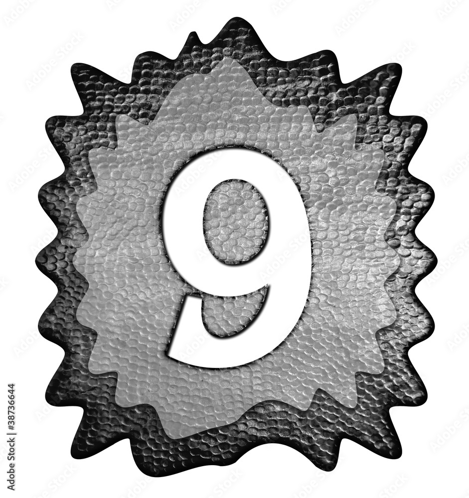 3d metal nine number 3d metal nine number