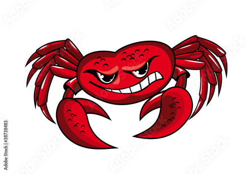 Danger crab with claws