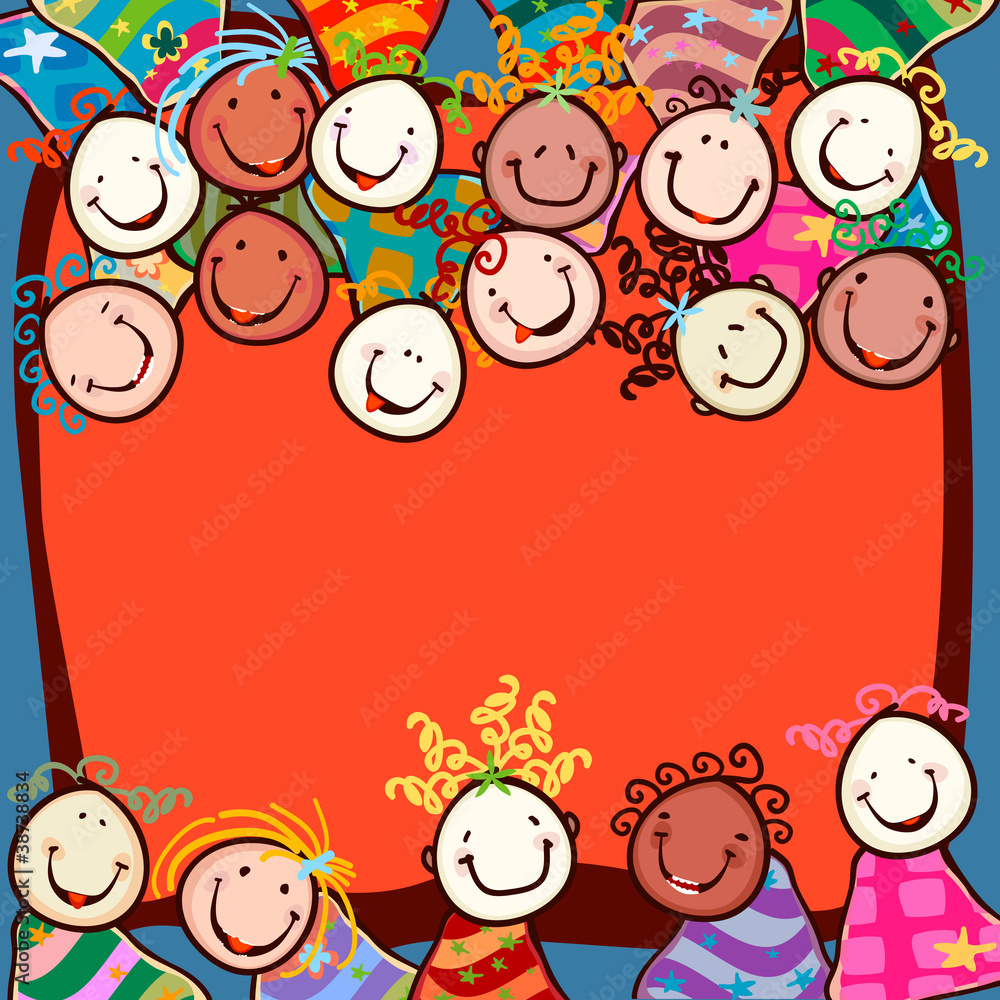 Fototapeta premium kids smiling