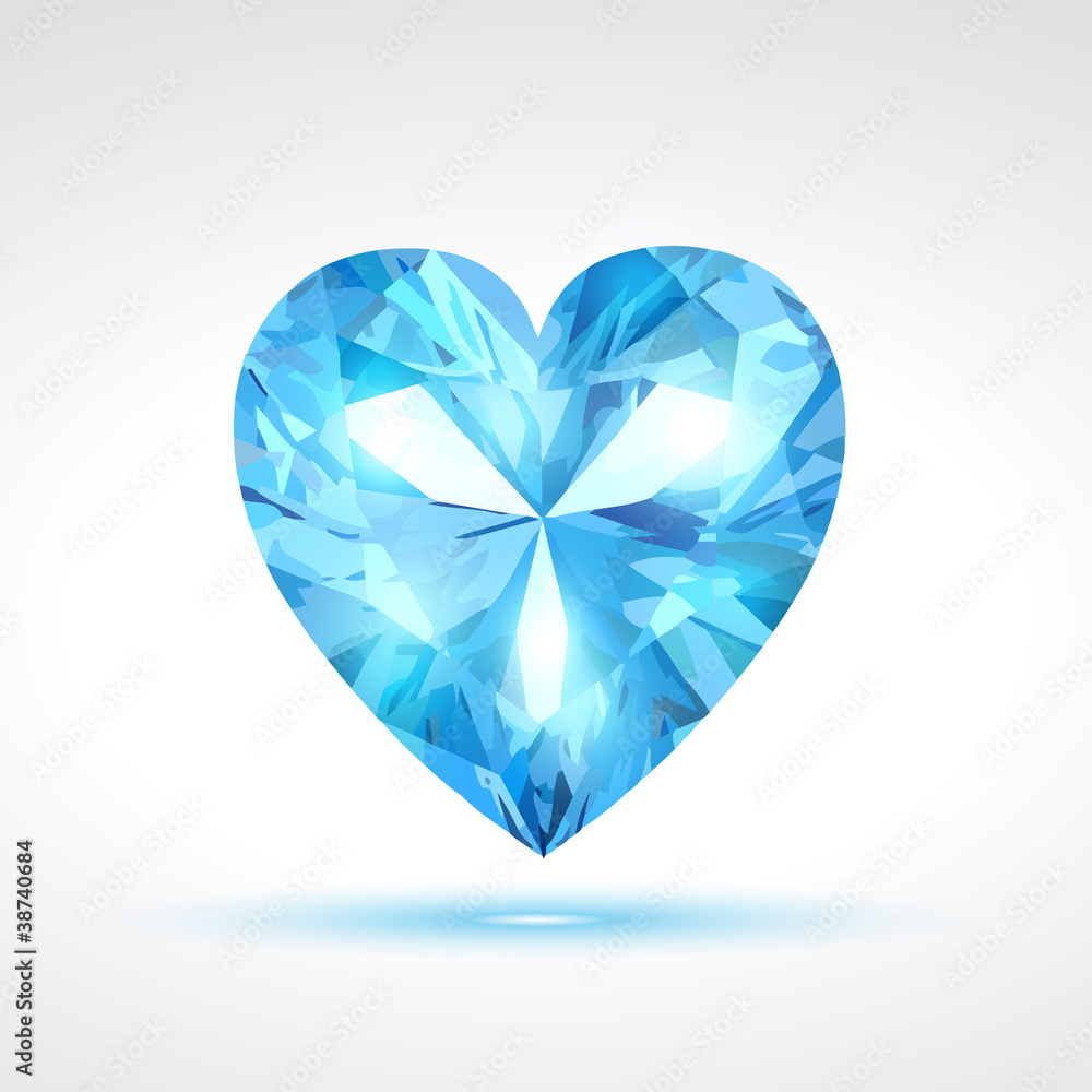 blue vector valentine heart blue vector valentine heart