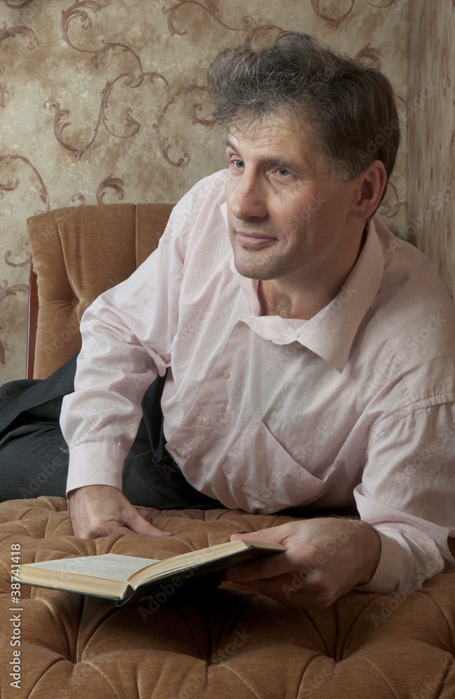 A man with a book A man with a book
