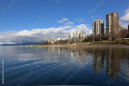 donwtown vancouver, west end, english bay beach