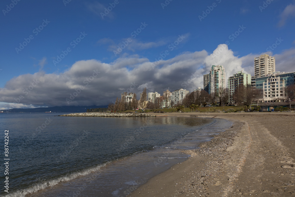 Naklejka premium English bay beach in Vancouver, Canada