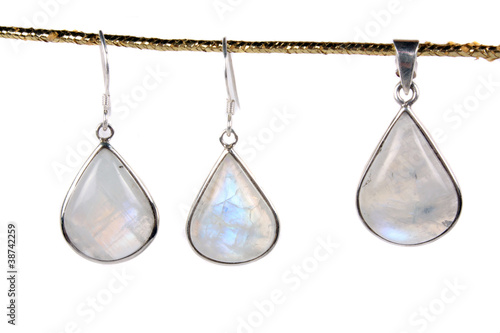 Obraz na płótnie Moonstone Jewelery w salonie