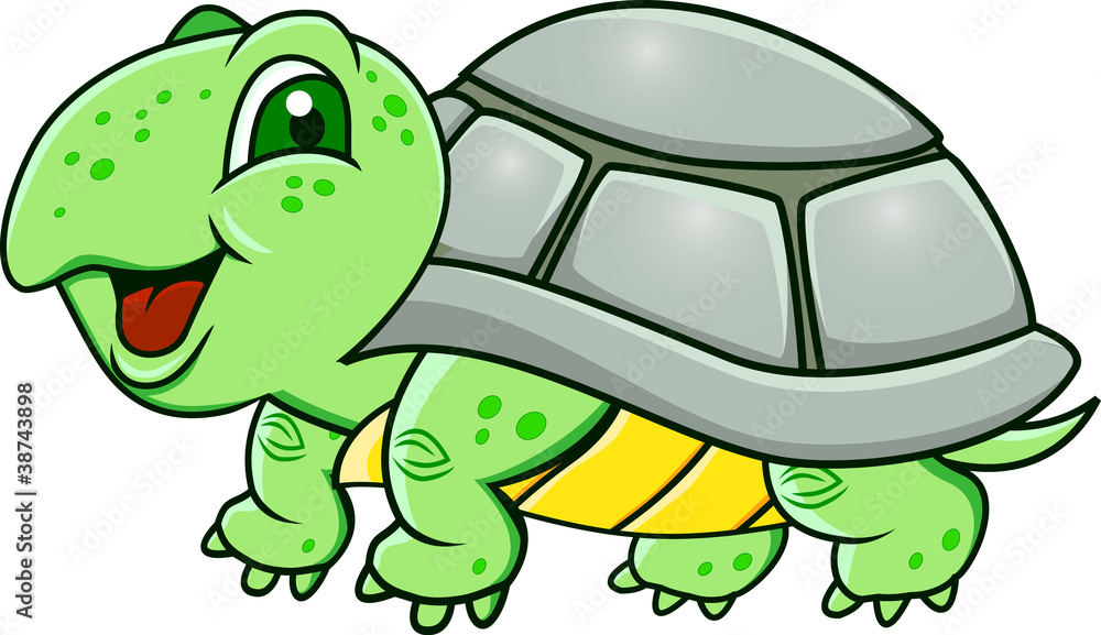 Fototapeta premium Turtle Cartoon