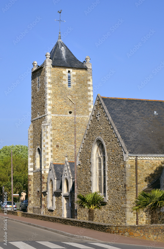 Church of Saint Brevin les Pins in France