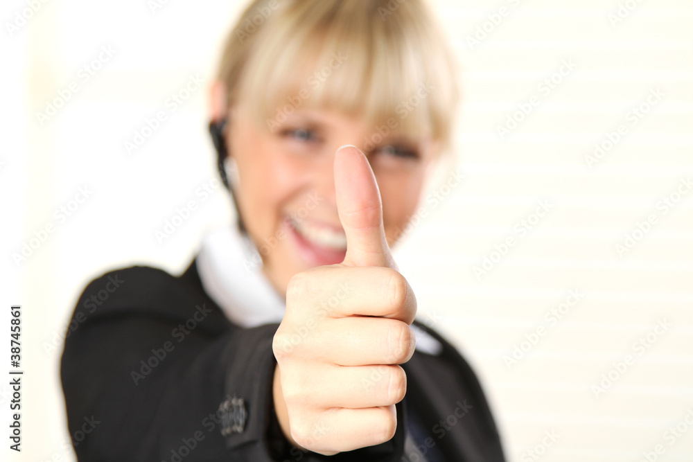 Business Frau im Büro