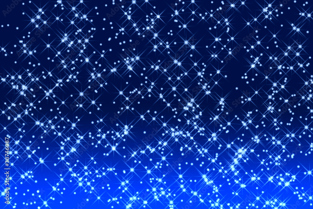 Blue star pattern