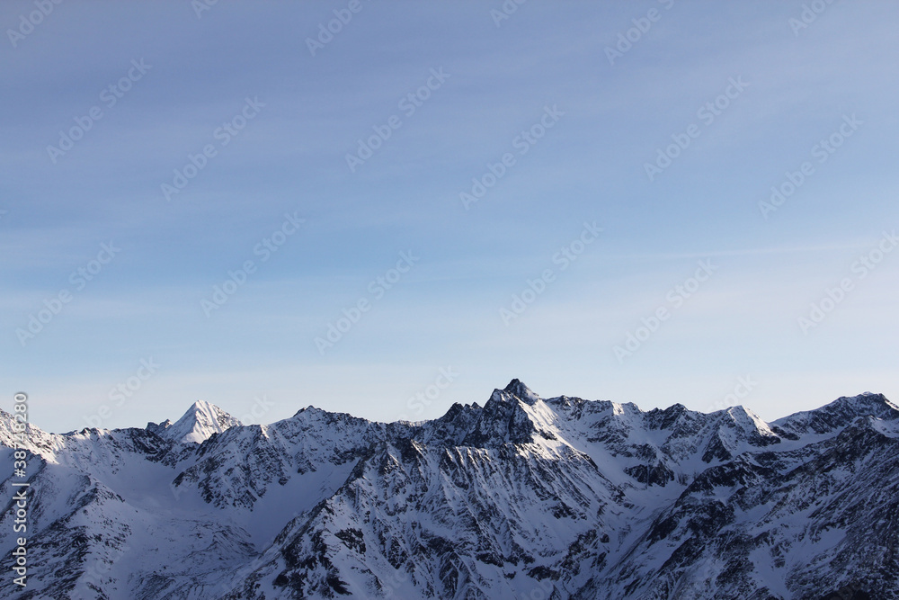 Obraz premium Winter mountains
