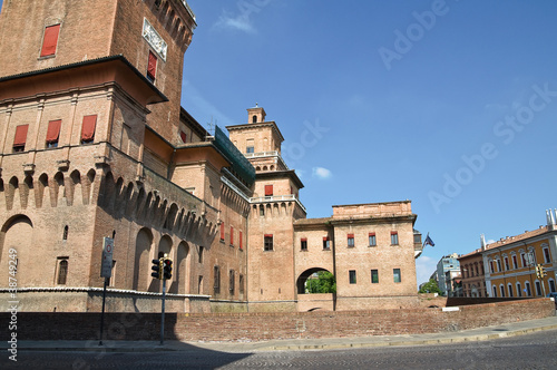 Estense Castle. Ferrara. Emilia-Romagna. Italy.