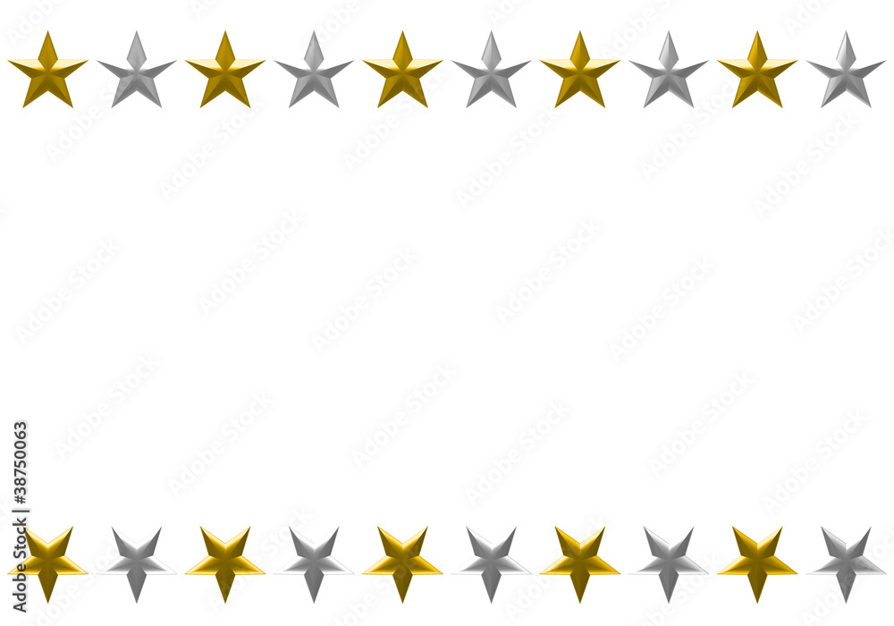 Christmas Star frame isolated on white background. Christmas Star frame isolated on white background.