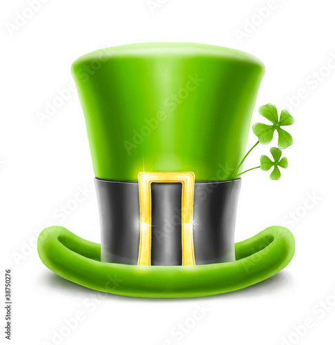 saint patrick's hat with clover
