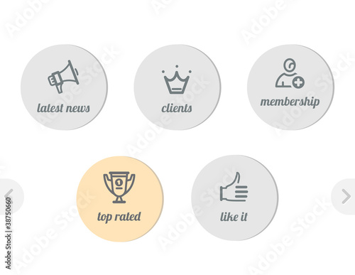 simple icons for web
