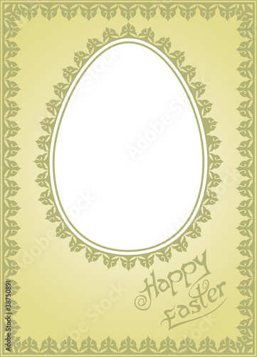 Easter holiday wishes. Put in your own Photo.