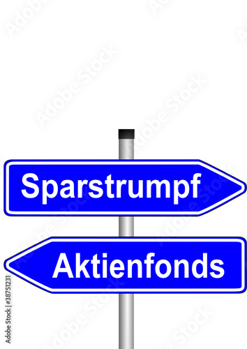Sparstrumpf vs Aktienfonds