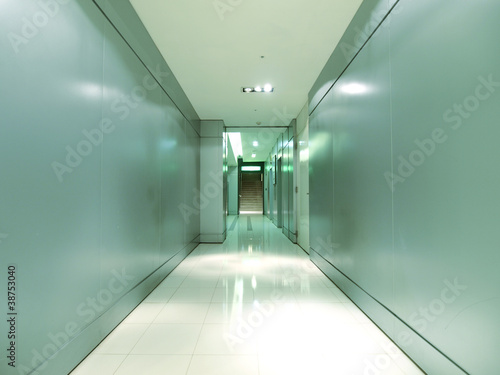 Corridor in modern building