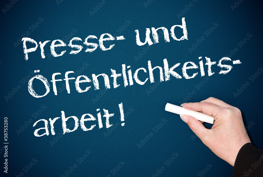 Presse- und Öffentlichkeitsarbeit ! Presse- und Öffentlichkeitsarbeit !