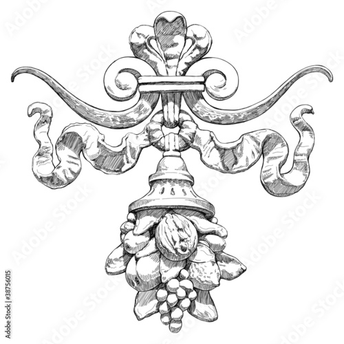 Cornucopia (horn of plenty) - a symbol of abundance and wealth.